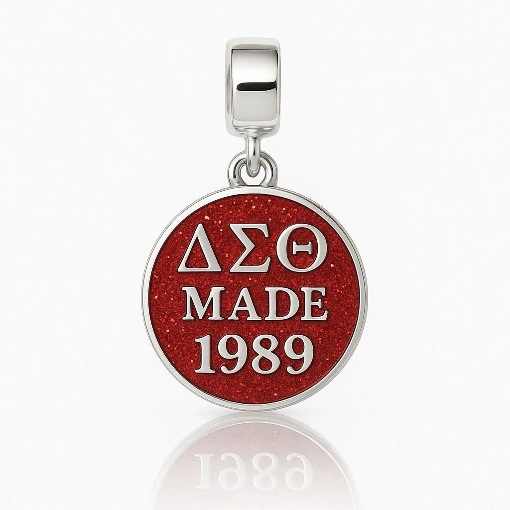 ΔΣΘ Made 1989 Delta Sigma Theta Charm, Member Intake MIP, Fits