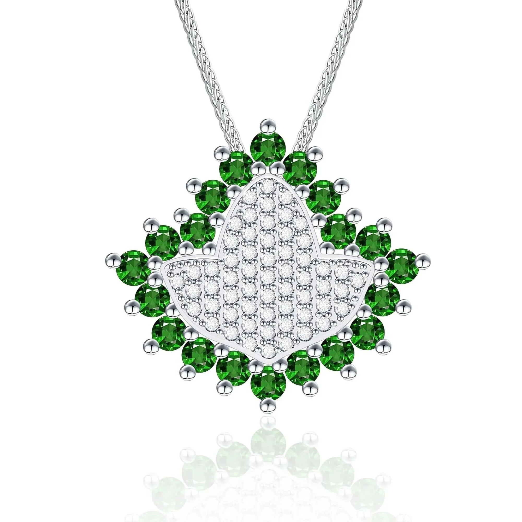 AKA Green Ivy Elite – Sterling Silver Pendant (Chain Sold Separately)