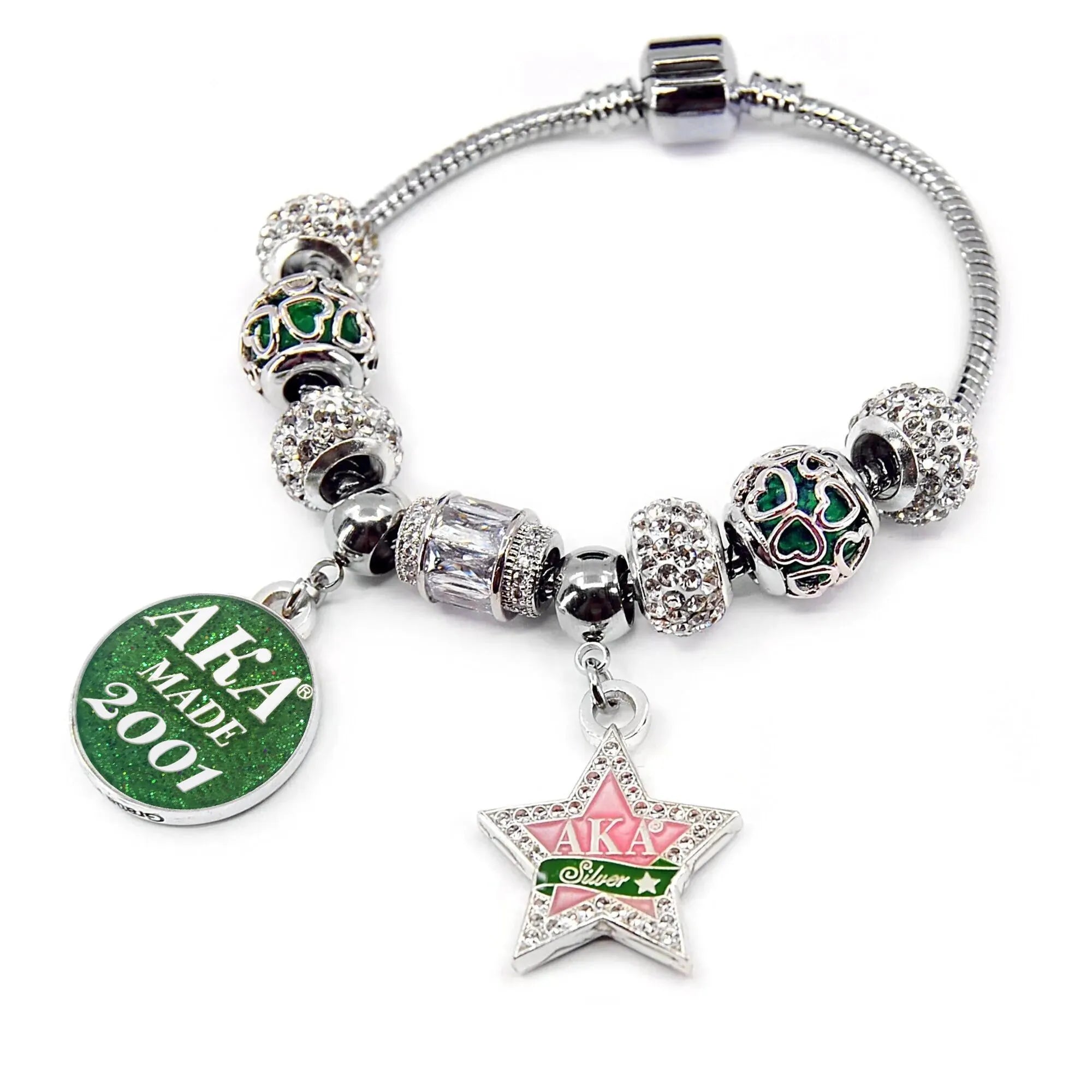 AKA Silver 25 Year Bracelet