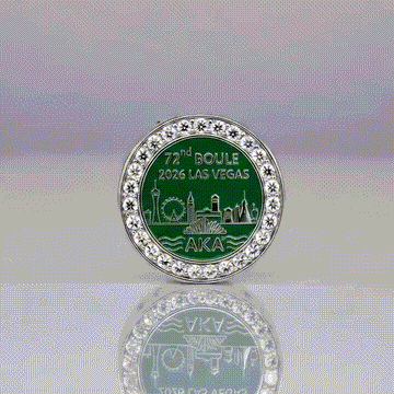 AKA 2026 Boule Las Vegas Skyline Sterling Silver charm (Fits Pandora)
