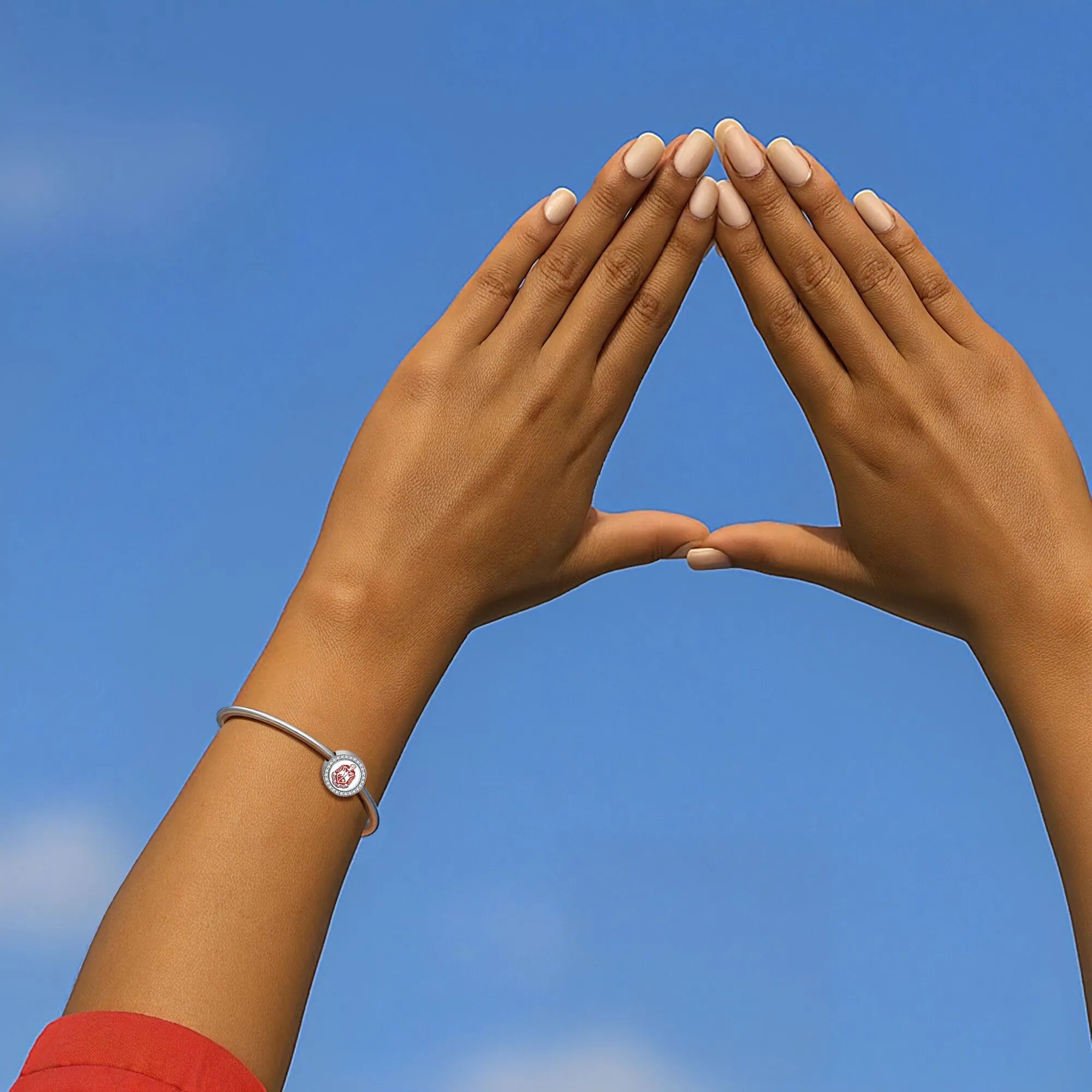 ΔΣΘ Crest Sterling Silver Charm (Fits Pandora) - Delta Sigma Theta