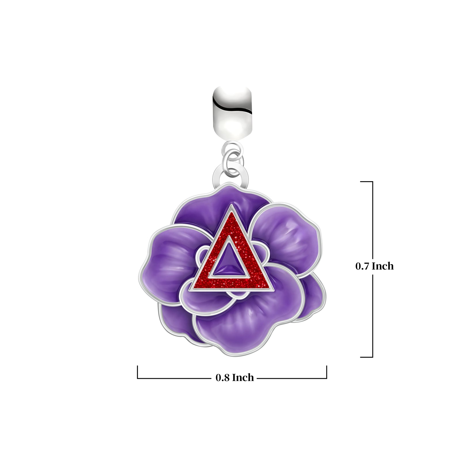 ΔΣΘ African Violet Charm - Delta Sigma Theta