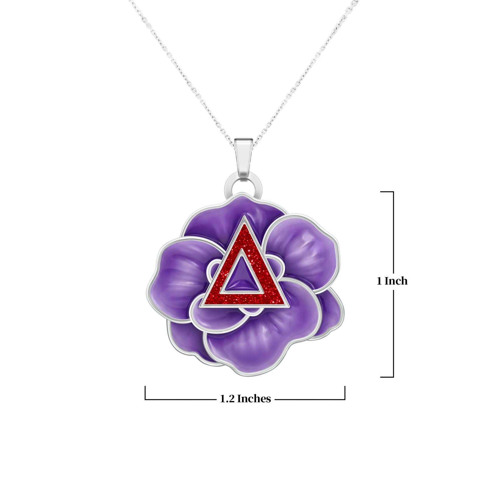 ΔΣΘ African Violet Necklace - Delta Sigma Theta