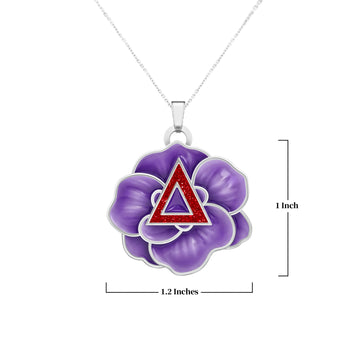 ΔΣΘ African Violet Necklace - Delta Sigma Theta