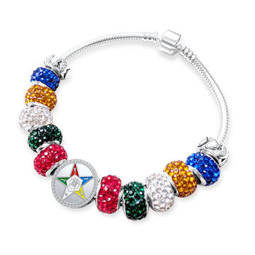Order of the Eastern Star Fireball Bracelet