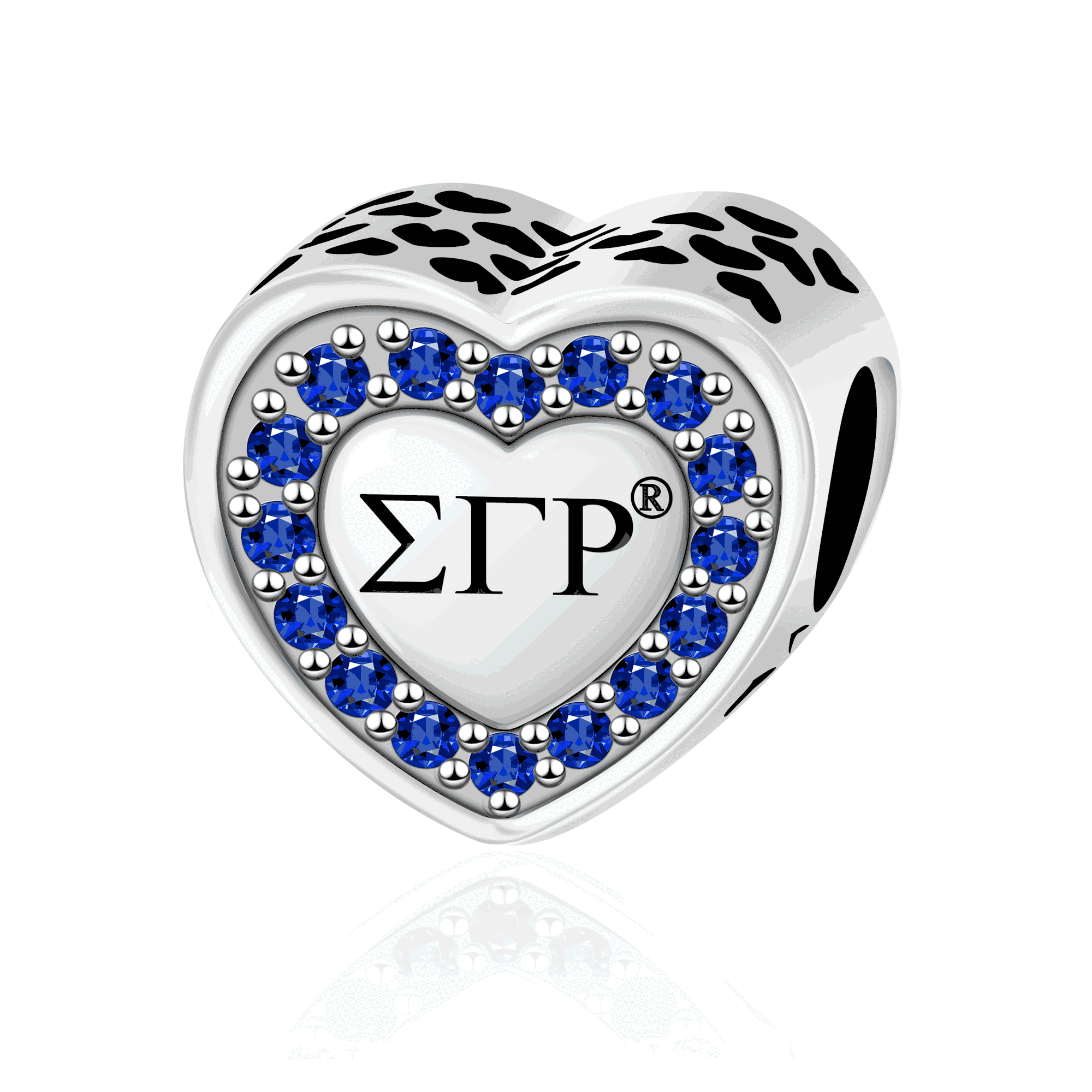 SGRHO Wife Sterling Silver Charm (Fits Pandora)