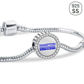 Hampton University Sterling Silver Charm (Fits Pandora)