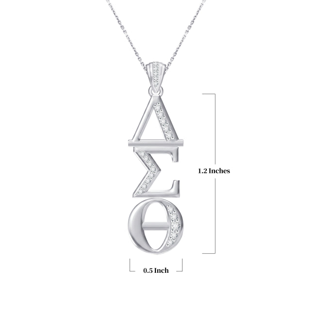 Delta Sterling Silver Lavaliere Pendant (Chain Sold Separately)