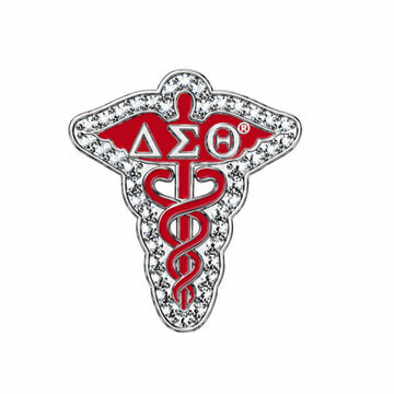 ΔΣΘ Caduceus Sterling Silver Charm (Fits Pandora) -  Delta Sigma Theta