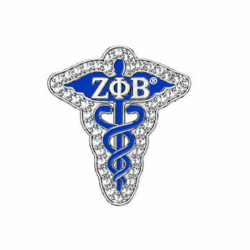 ZPHIB Caduceus Sterling Silver Charm (Fits Pandora)