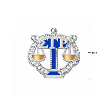 SGRHO Justice Scale Sterling Silver Charm (Fits Pandora)