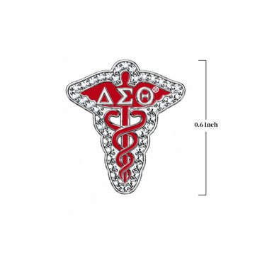 ΔΣΘ Caduceus Sterling Silver Charm (Fits Pandora) -  Delta Sigma Theta