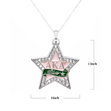 AKA Silver Star Necklace with Chain