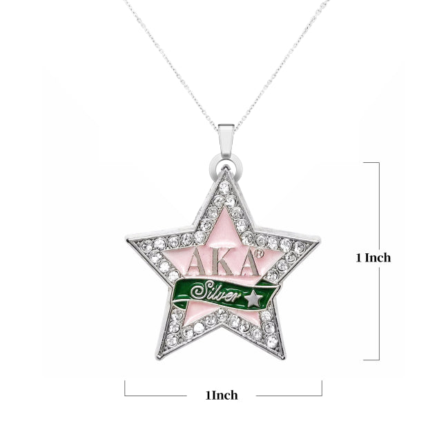 AKA Silver Star Necklace with Chain