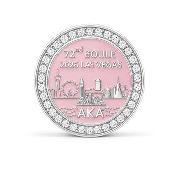 AKA 2026 Boule Las Vegas Skyline Sterling Silver charm (Fits Pandora)