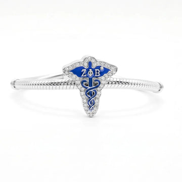 ZPHIB Caduceus Sterling Silver Charm (Fits Pandora)