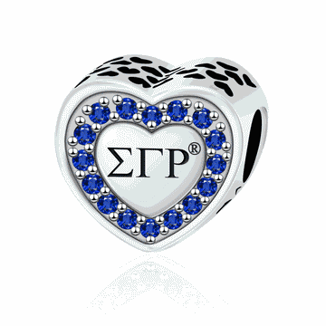 SGRho Soror Sterling Silver Charm (Fits Pandora)