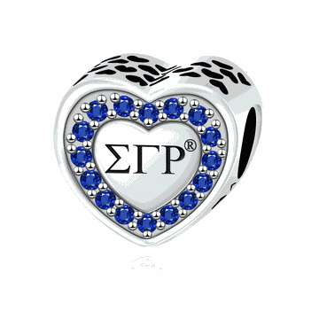SGRHO Sister Sterling Silver Charm (Fits Pandora)