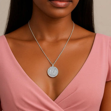 AKA Signature Medallion Sterling Silver Pendant (Chain Sold Separately)