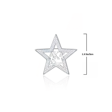 AKA Silver Star Brooch