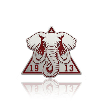 Elephant Sterling Silver Charm - Delta Sigma Theta (Fits Pandora)