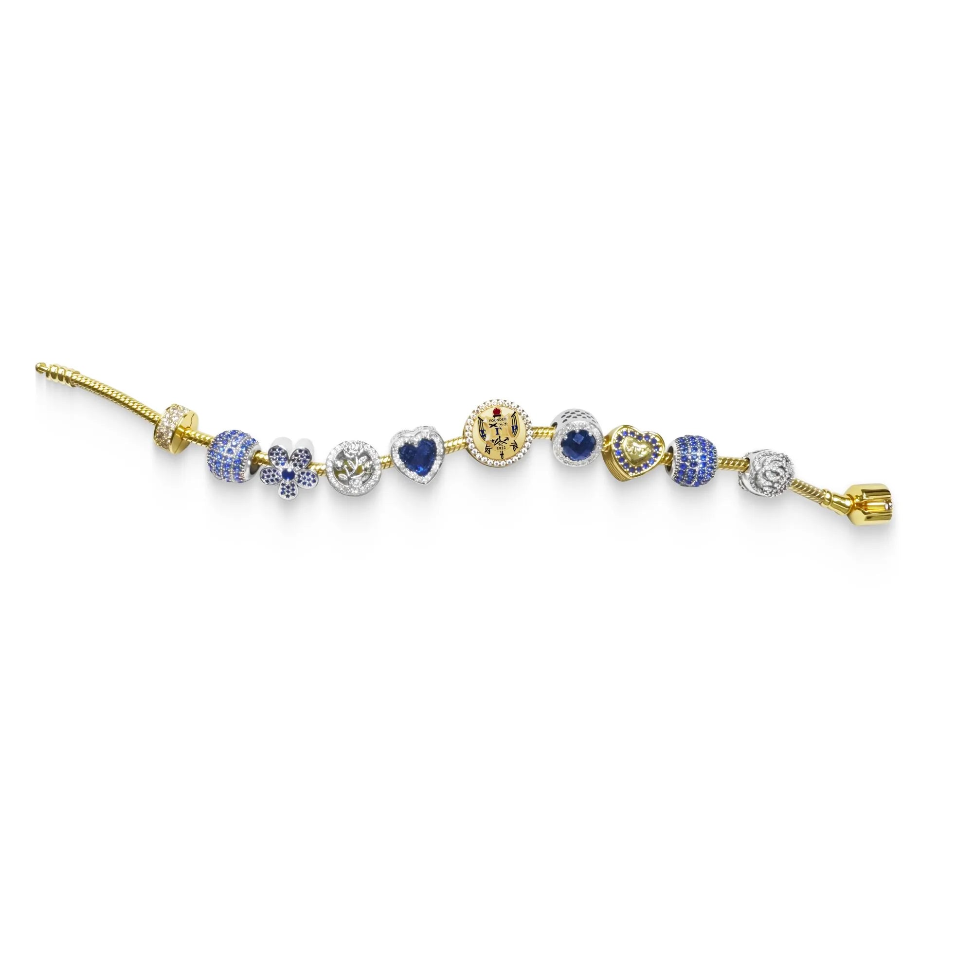 SGRHO Shield Gold Vermeil Charm (Fits Pandora)