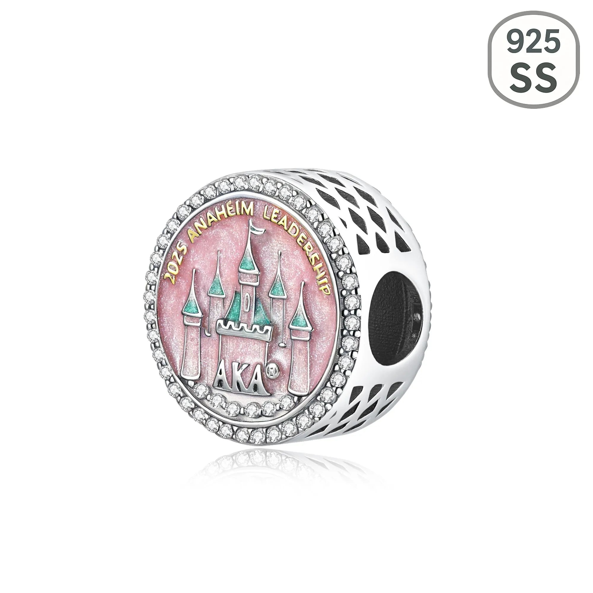 AKA 2025 Leadership Conference Sterling Silver Charm (Fits Pandora)