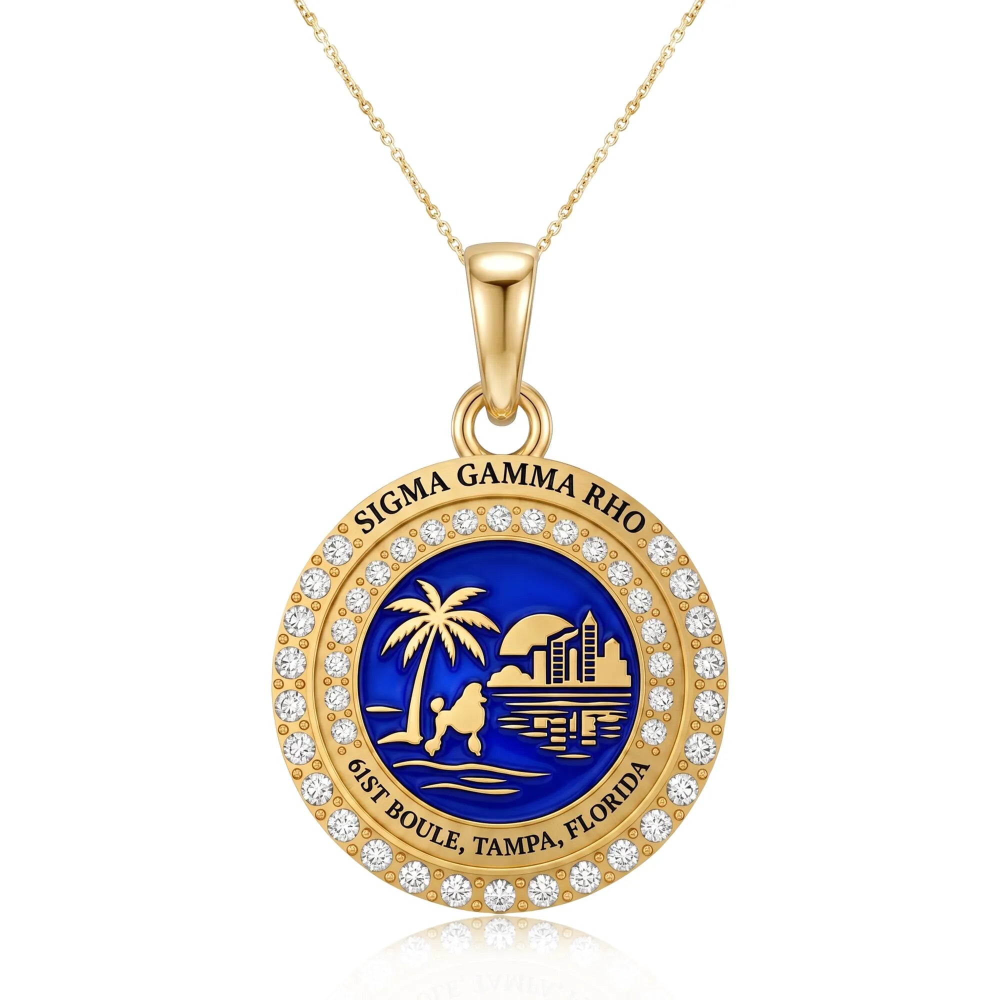 SGRHO 2026 Boule Necklace with Chain in Gold