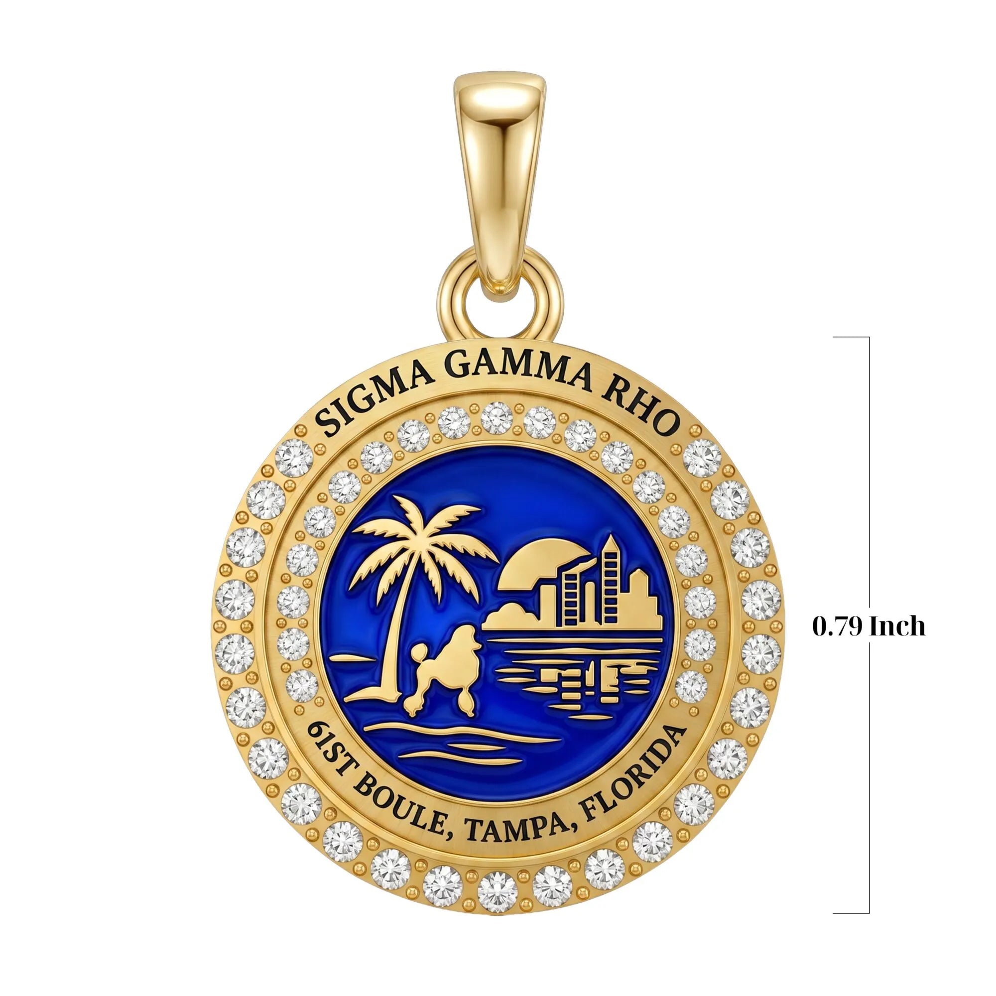 SGRHO 2026 Boule Necklace with Chain in Gold