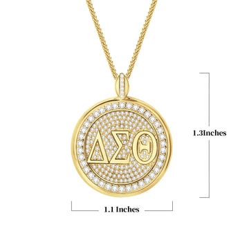DST Signature Medallion Gold Pendant (Chain Sold Separately)