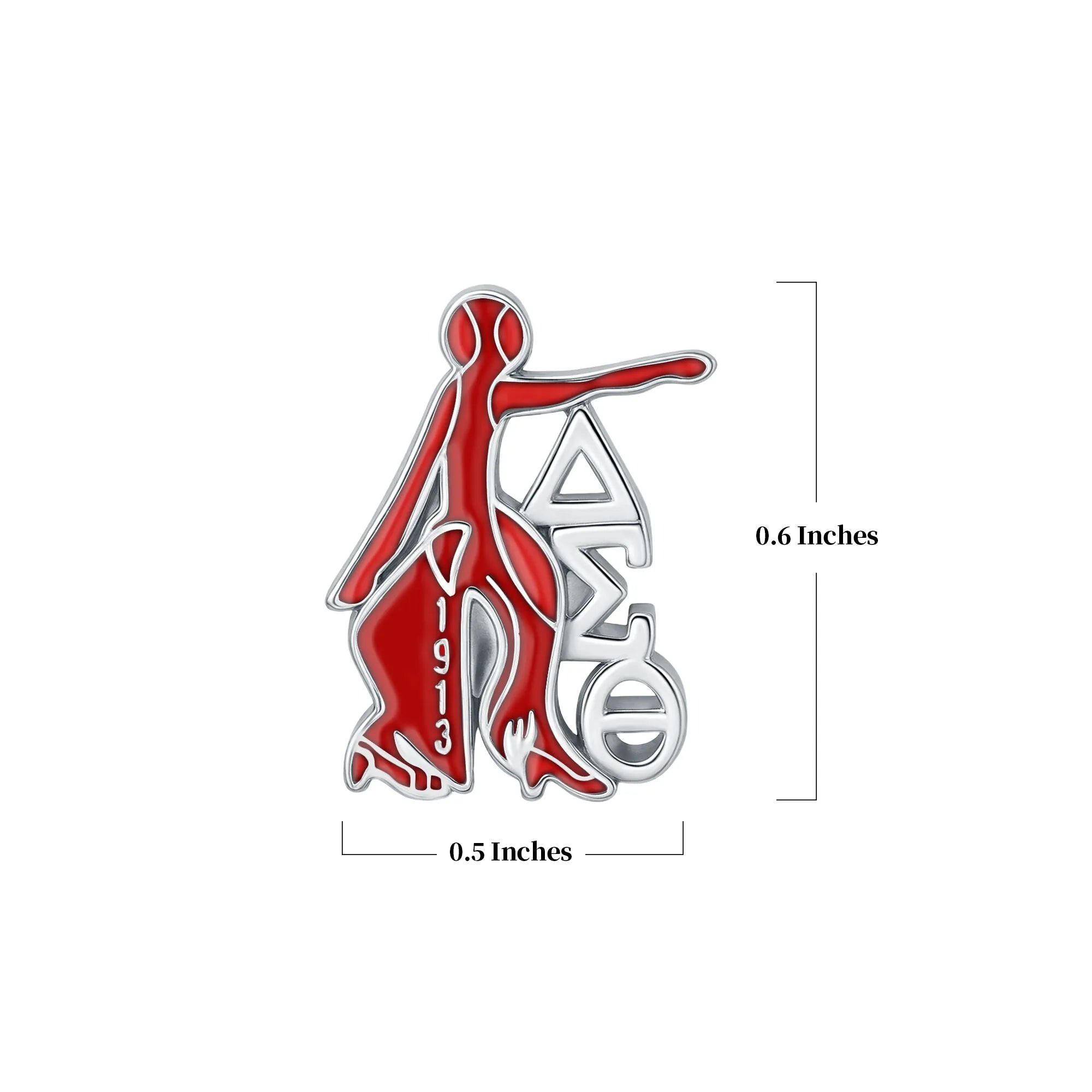 ΔΣΘ Fortitude Sterling Silver Charm (Fits Pandora) - Delta Sigma Theta