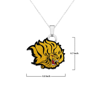 University of Arkansas at Pine Bluff Golden Lions Pendant with Chain