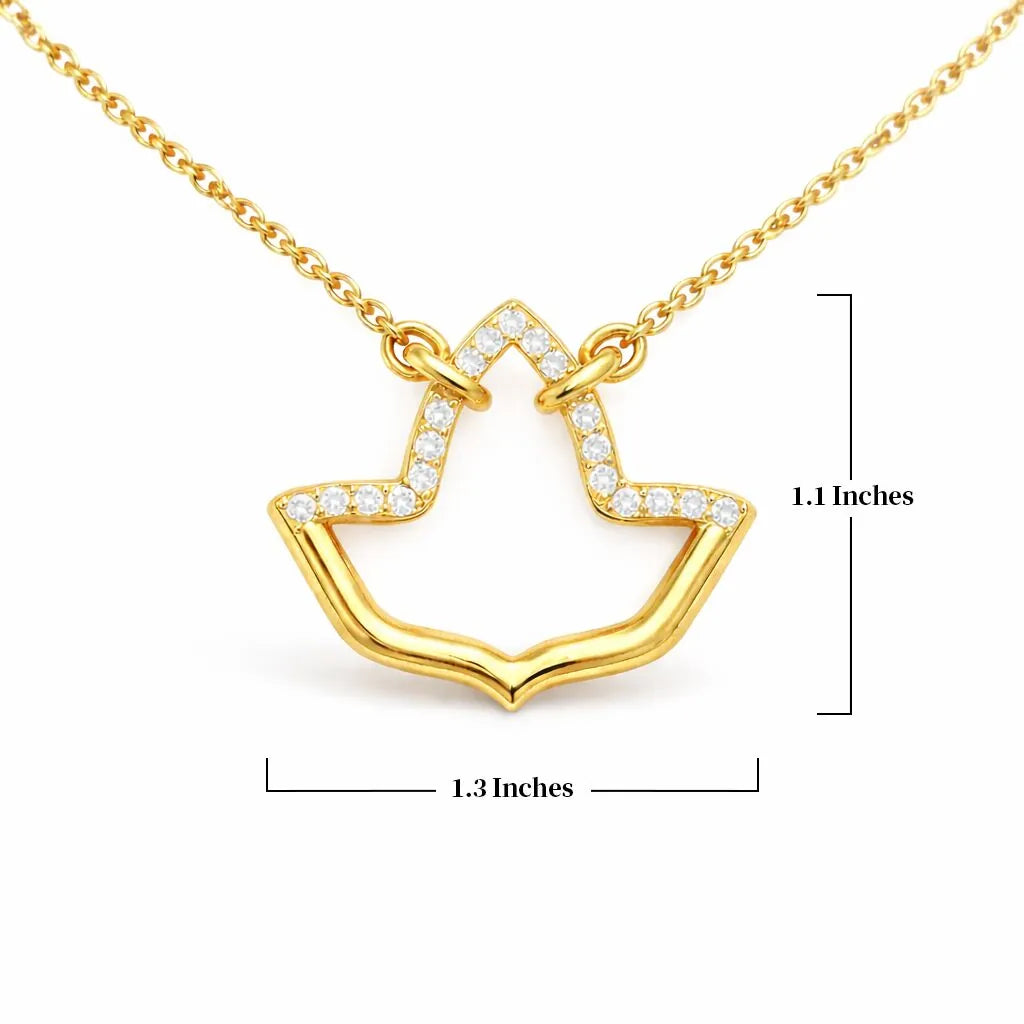 AKA Ivy Infinity Gold Vermeil Necklace