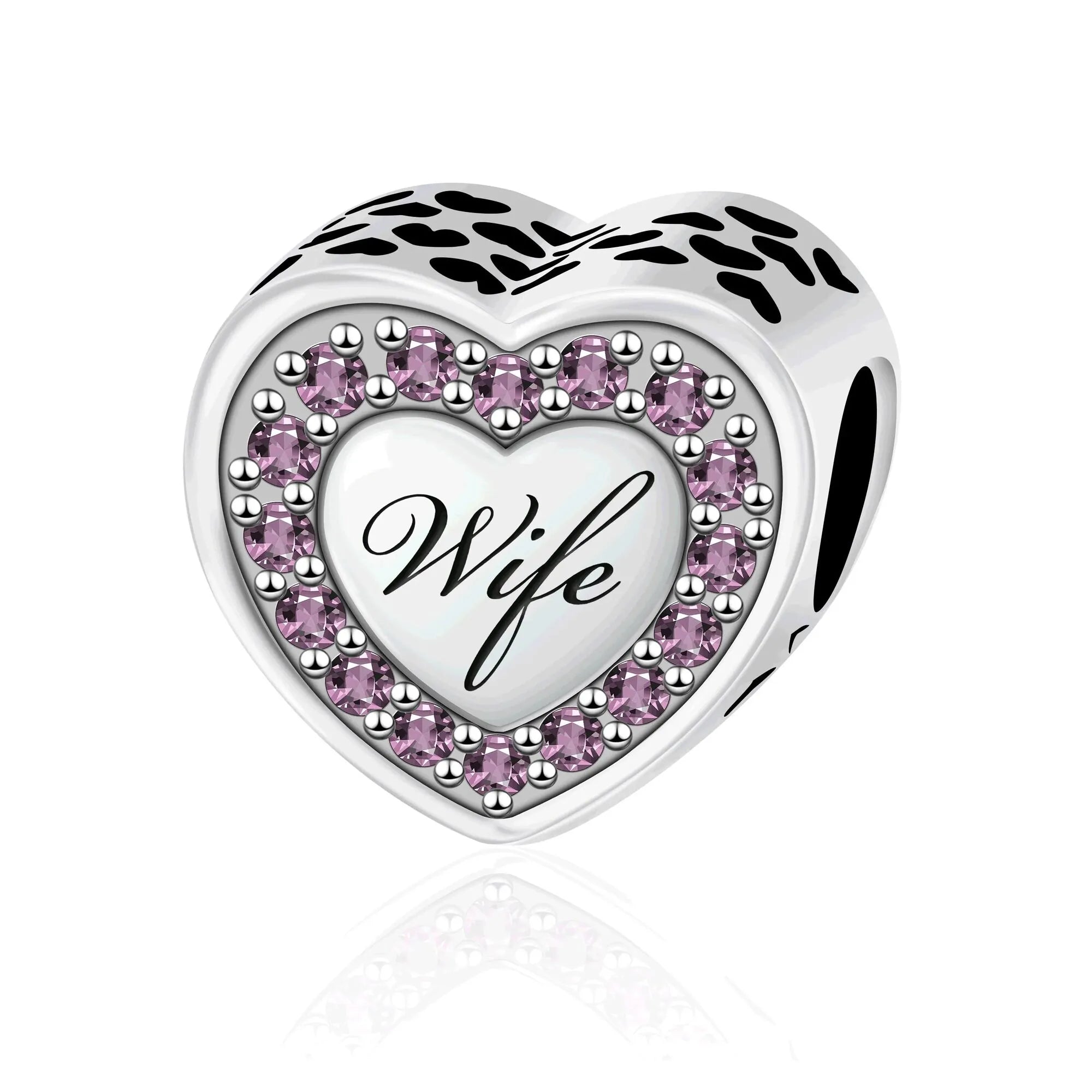 AKA Wife Sterling Silver Charm (Fits Pandora)