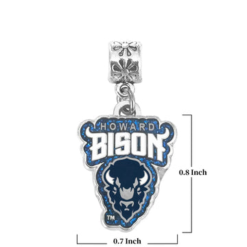 Howard University Bison Head Charm
