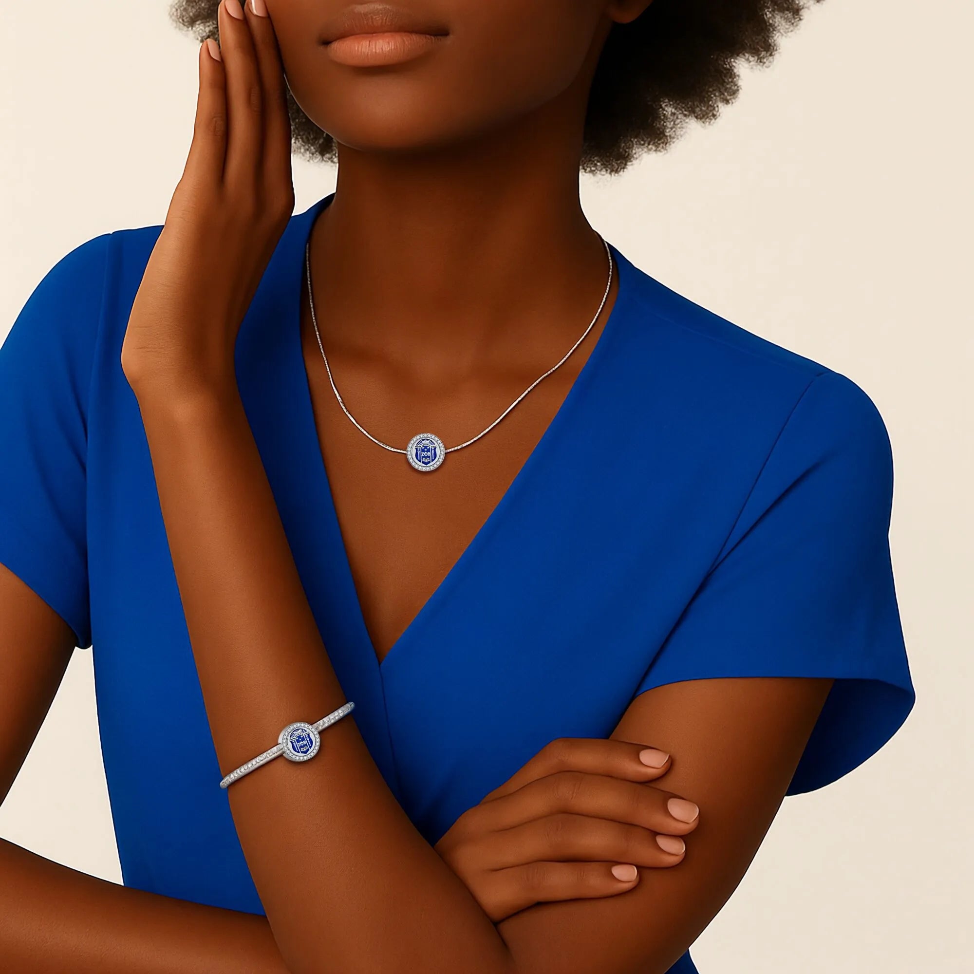 ZPHIB Shield Sterling Silver Charm (Fits Pandora)