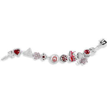 ΔΣΘ Crest Sterling Silver Charm (Fits Pandora) - Delta Sigma Theta