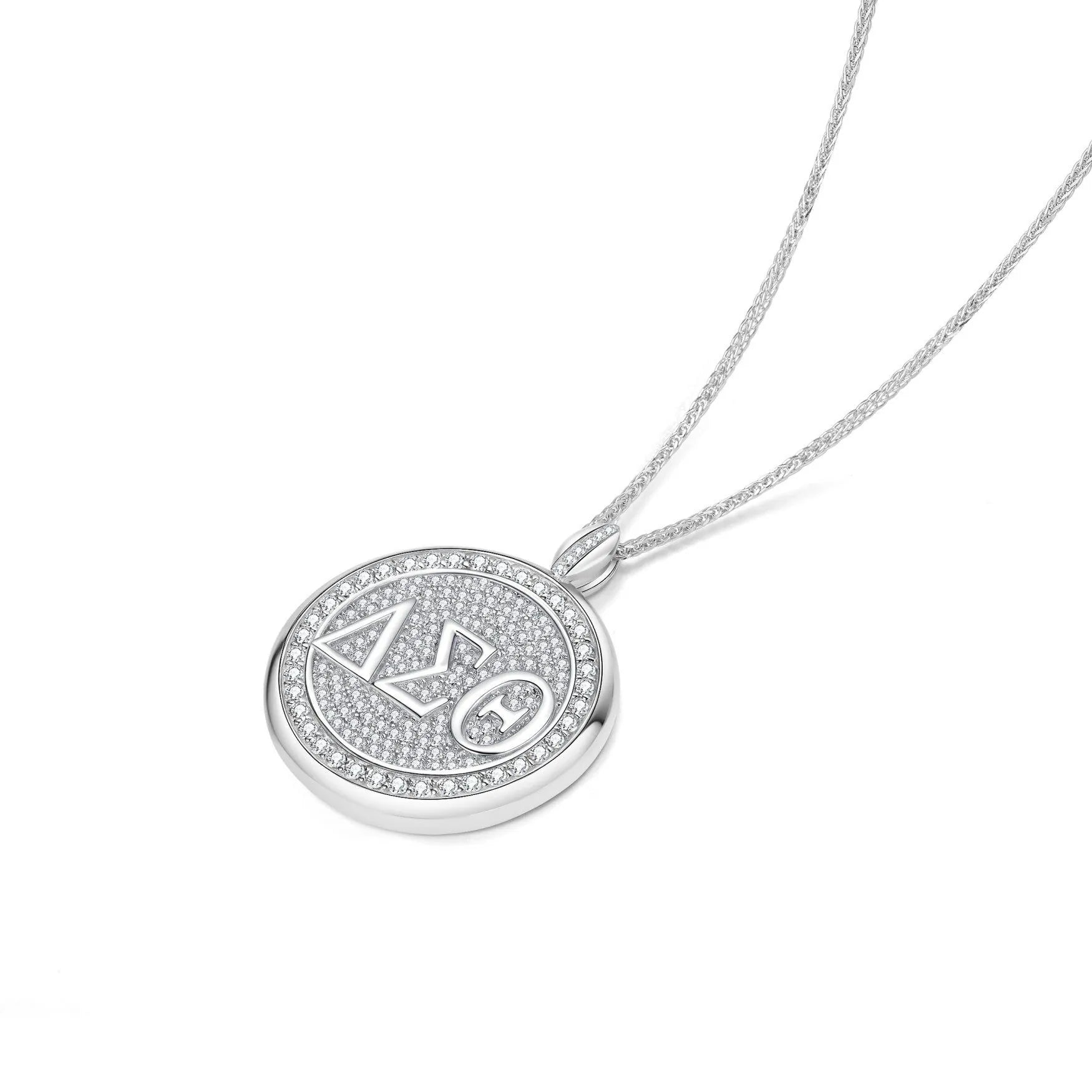DST Signature Medallion Sterling Silver Pendant (Chain Sold Separately)