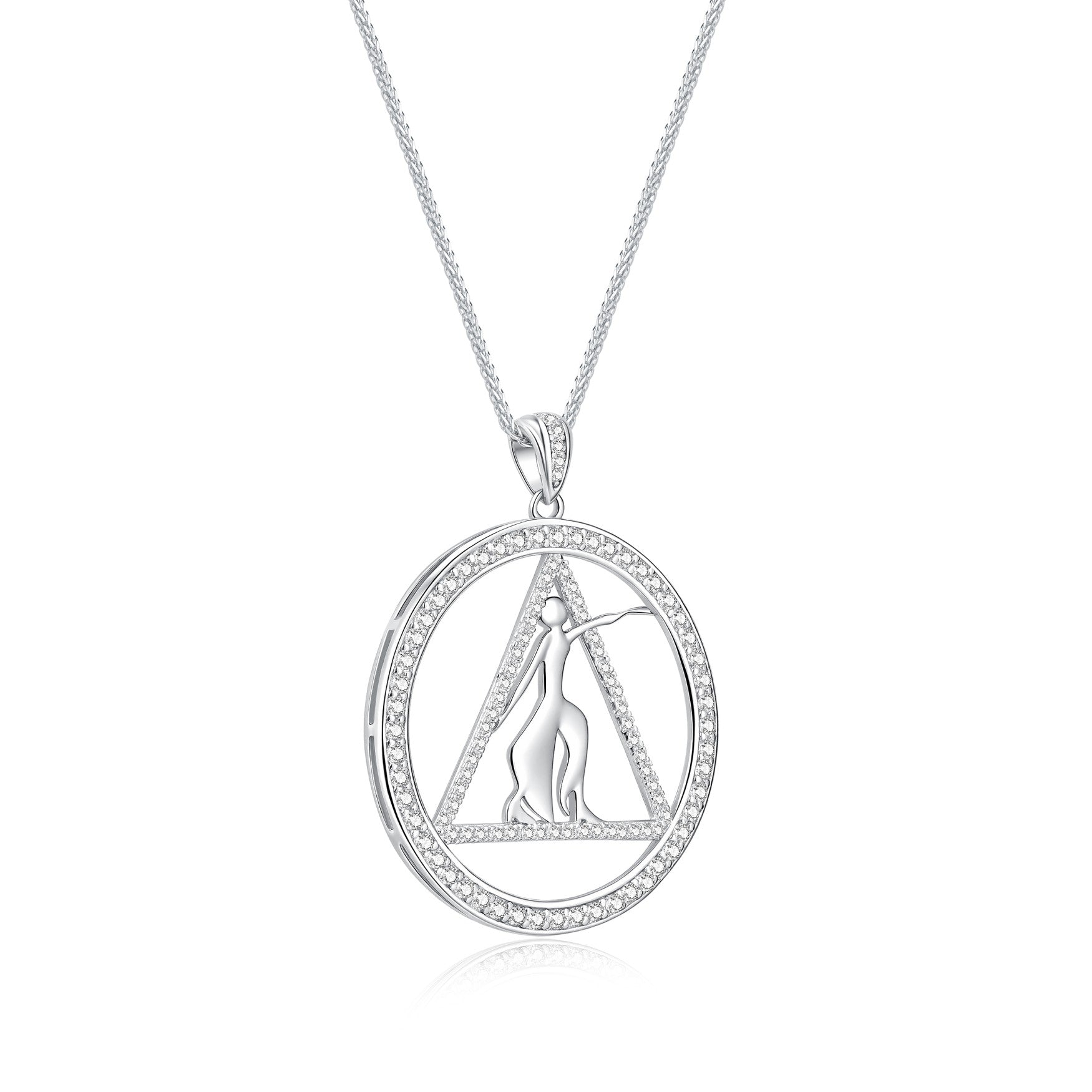 DST Fortitude Sterling Silver Pendant (Chain Sold Separately)- Delta Sigma Theta