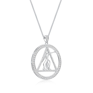 DST Fortitude Sterling Silver Pendant (Chain Sold Separately)- Delta Sigma Theta