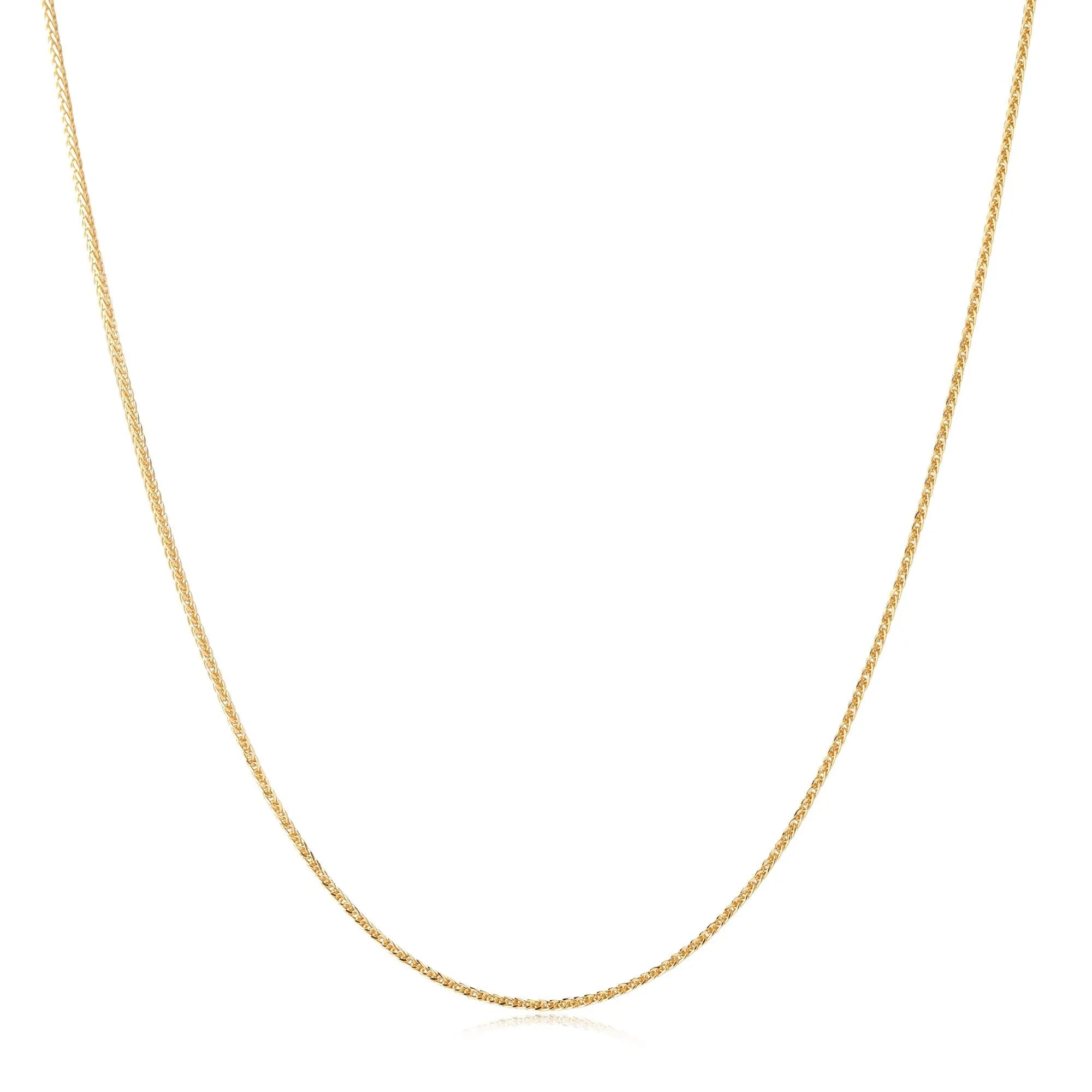 Gold Vermeil Necklace Chain Adjustable