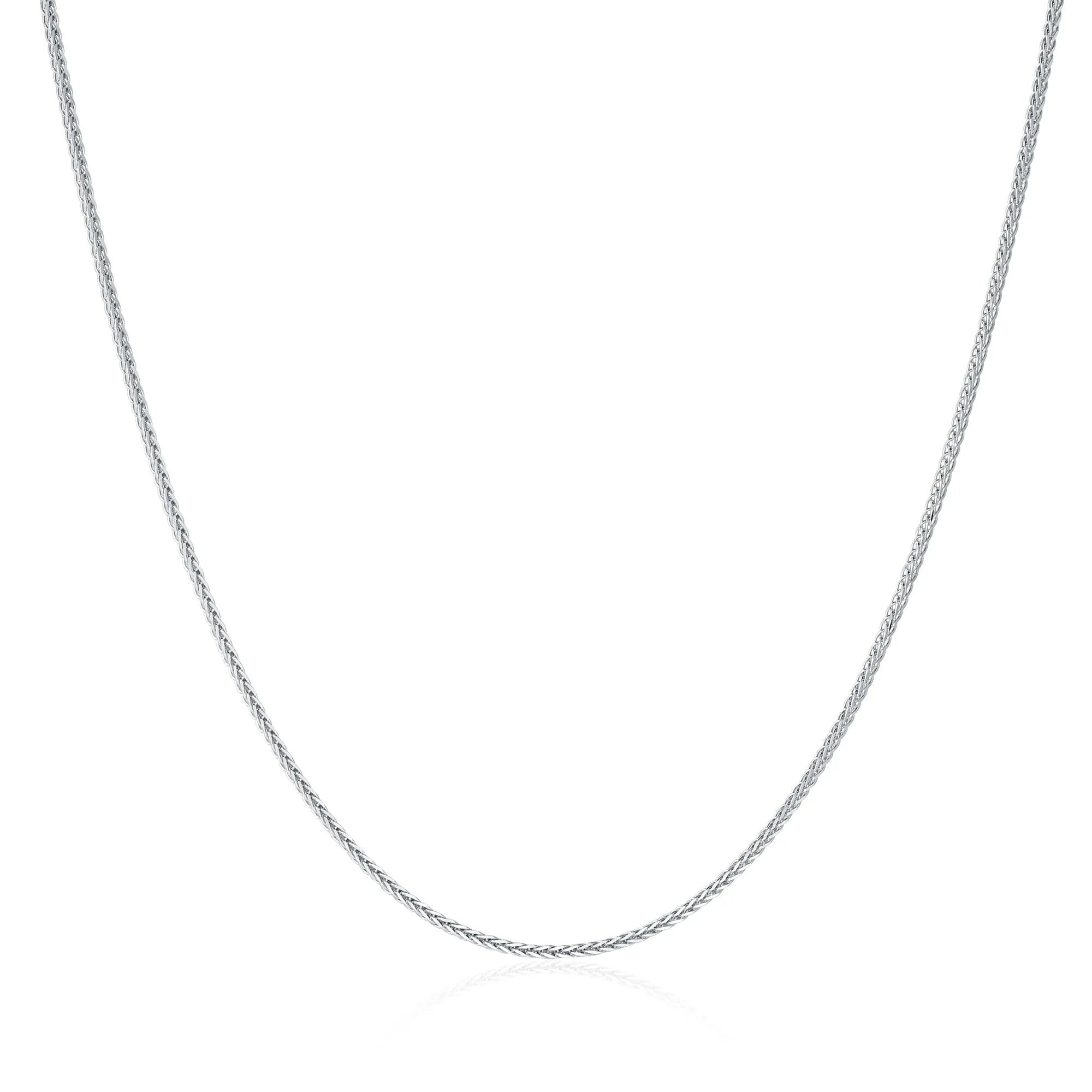 Sterling Silver Necklace Chain Adjustable