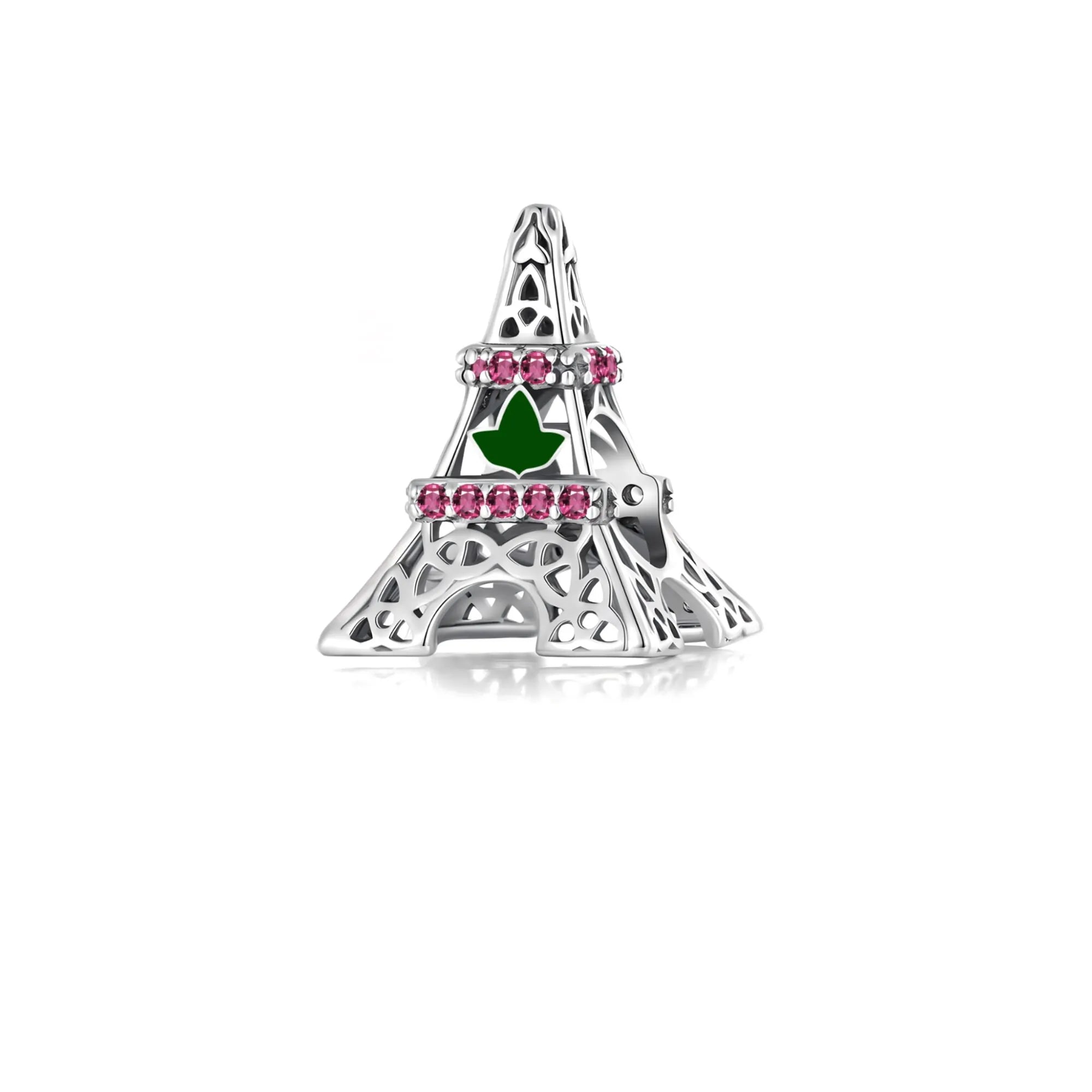 Ivy Eiffel Tower Sterling Silver Charm (Fits Pandora)