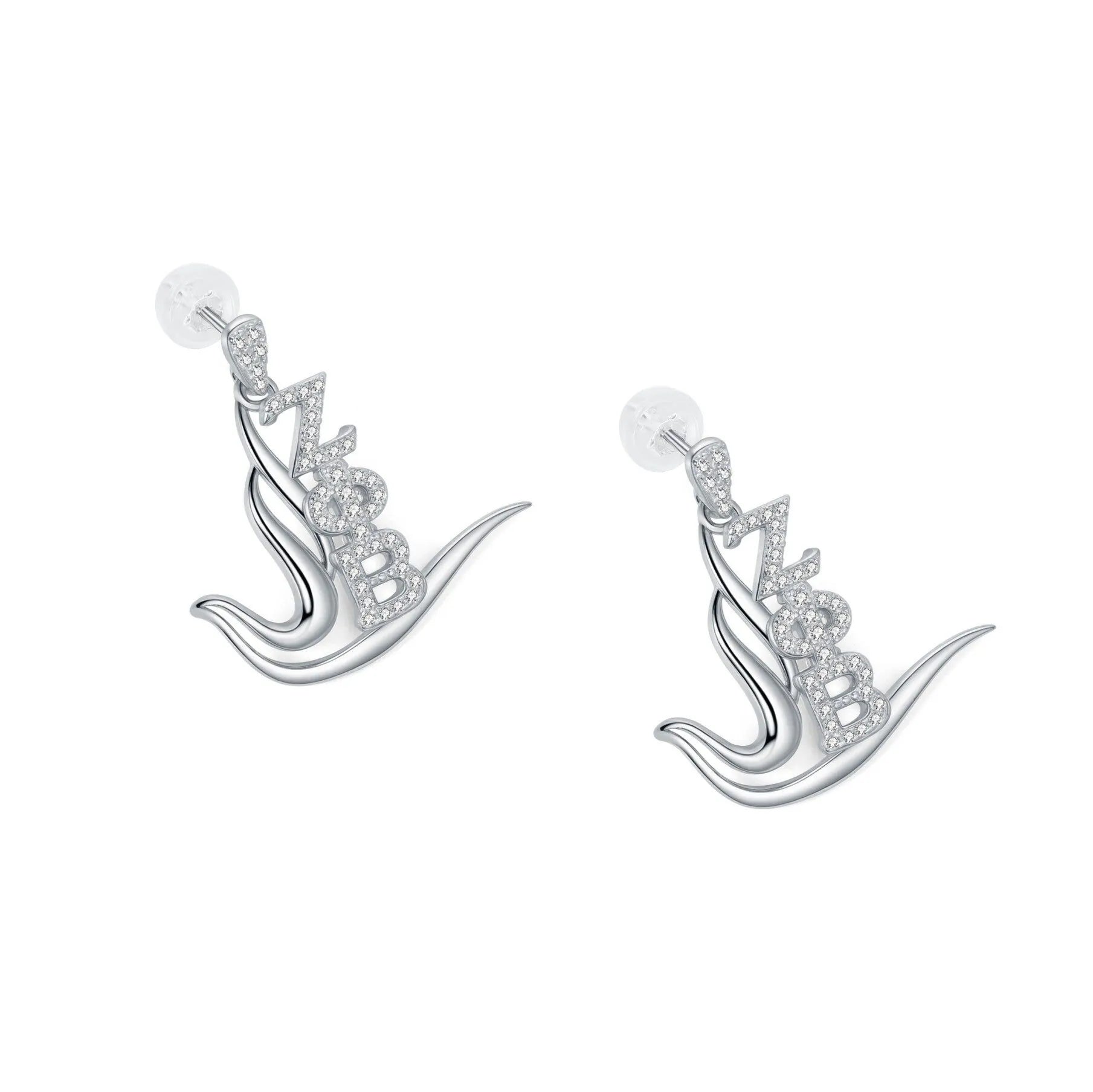 ZPHiB Dove Sterling Silver Earrings