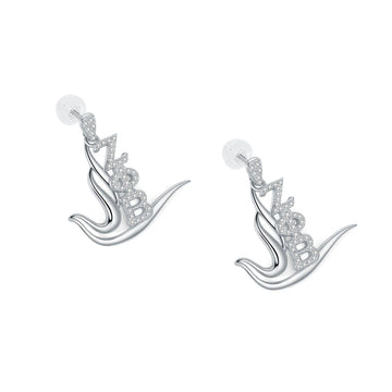 ZPHiB Dove Sterling Silver Earrings
