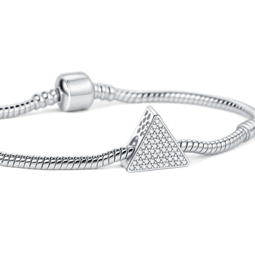 ΔΣΘ Brilliance Icon Sterling Silver Charm (Fits Pandora) - Delta Sigma Theta