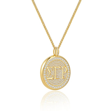 SGRho Signature Medallion Gold Vermeil Pendant (Chain Sold Separately)