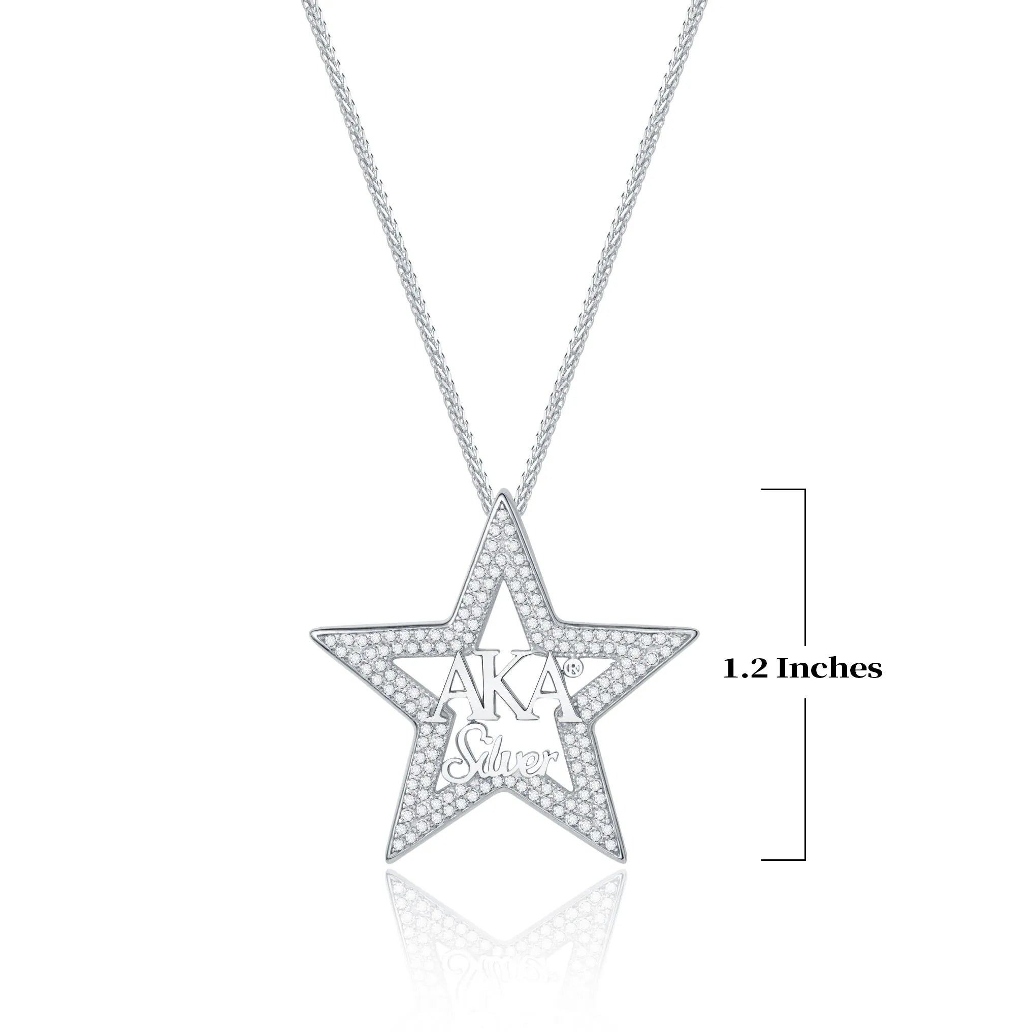 AKA Silver Star Statement Pendant (Chain Sold Separately)