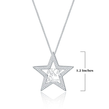 AKA Silver Star Statement Pendant (Chain Sold Separately)