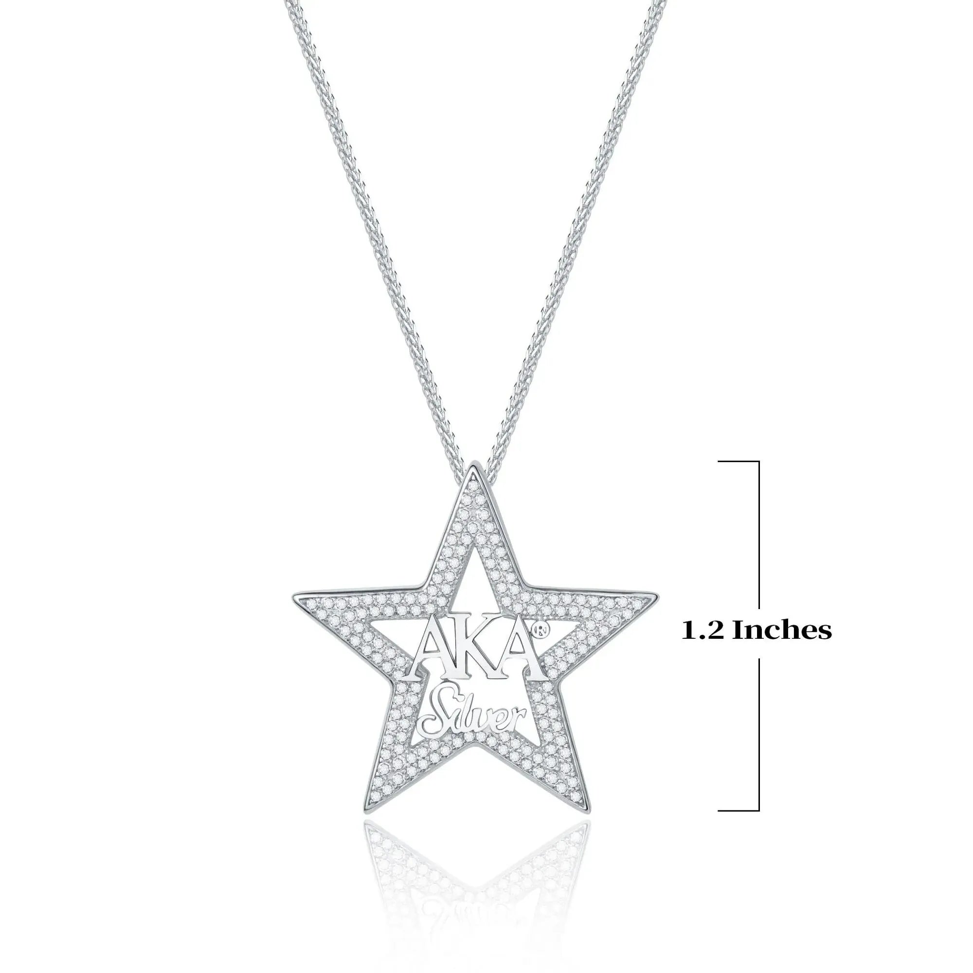 AKA Silver Star Statement Pendant (Chain Sold Separately)